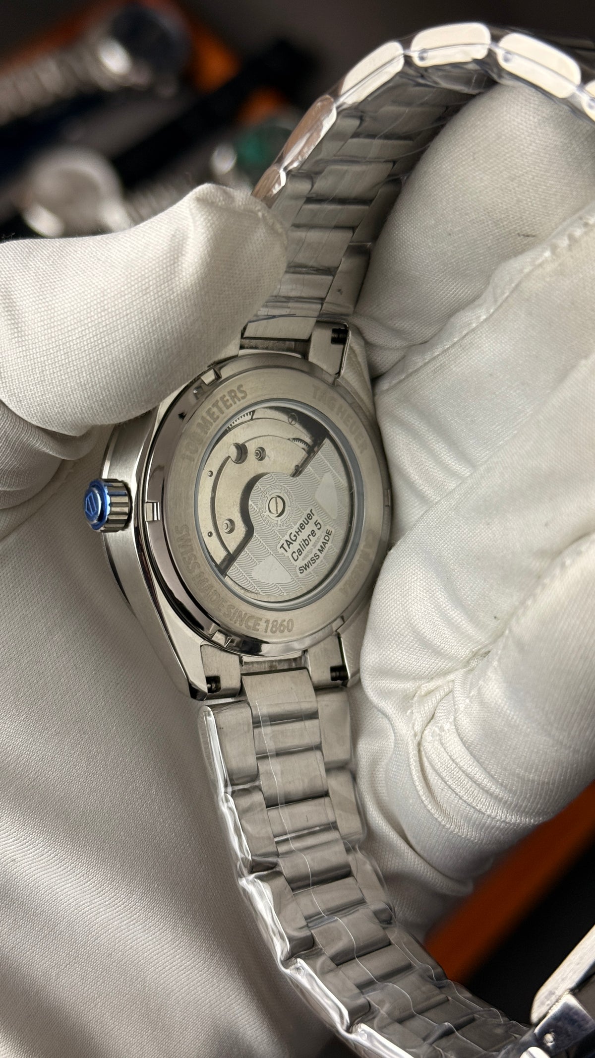 Silver with white Dial