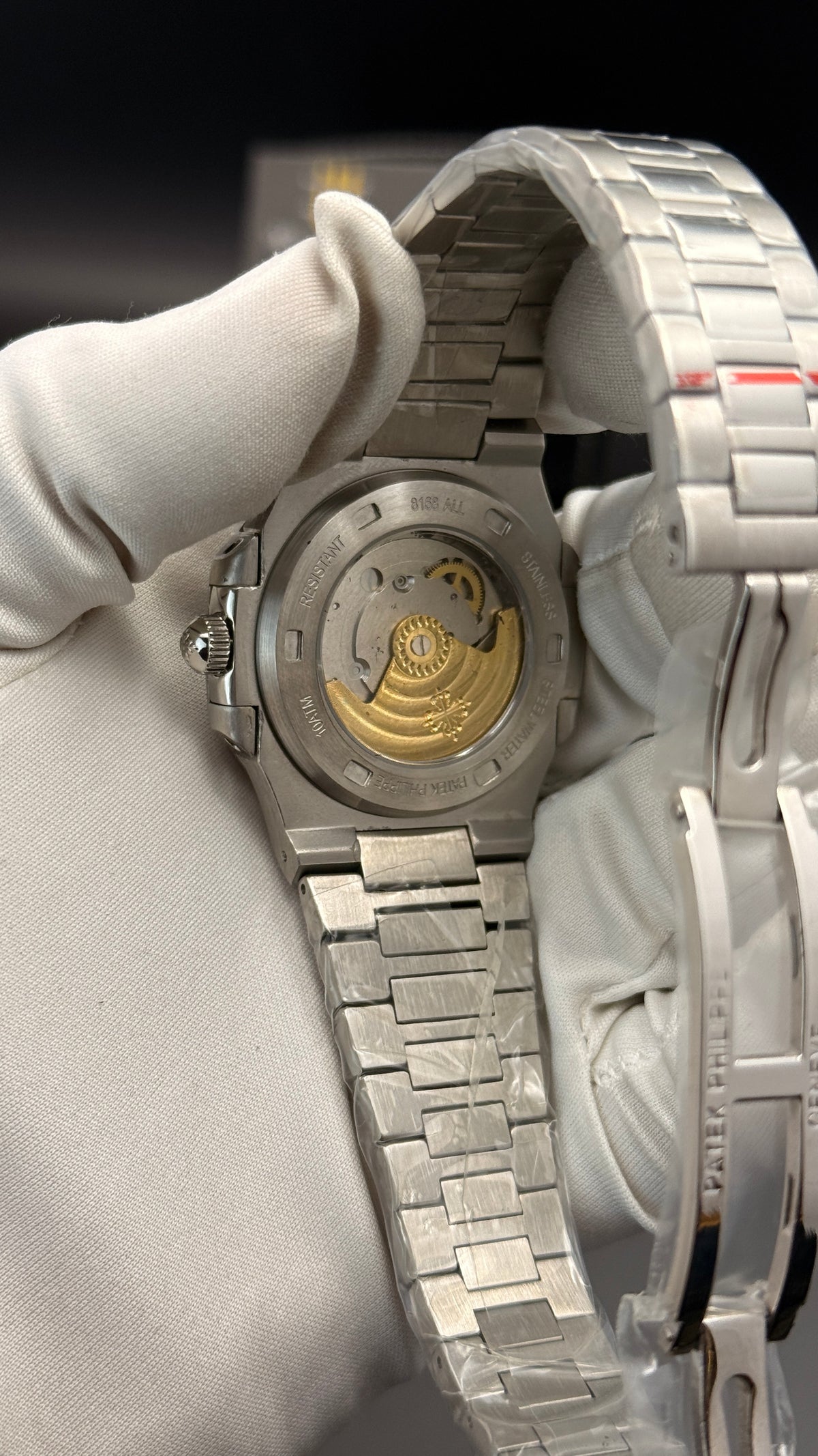 Silver with tiffany Dial.