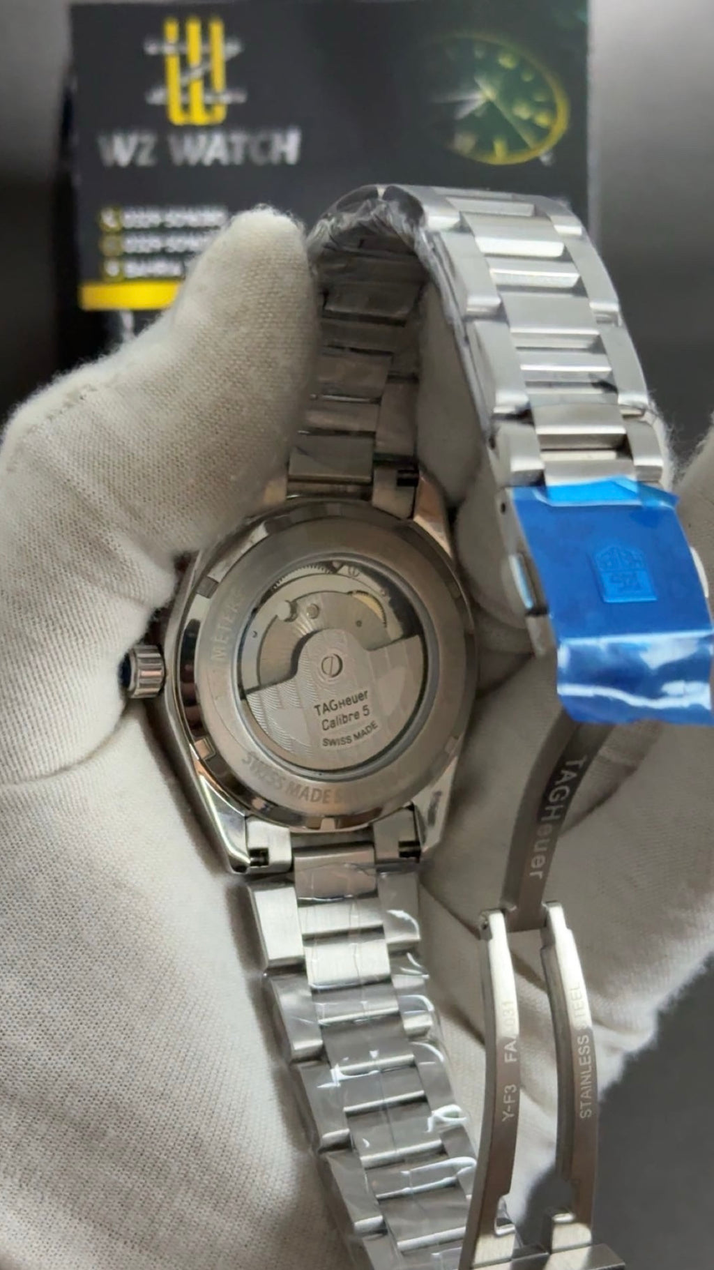 Silver with black Dial