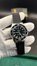 Silver with black Dial.