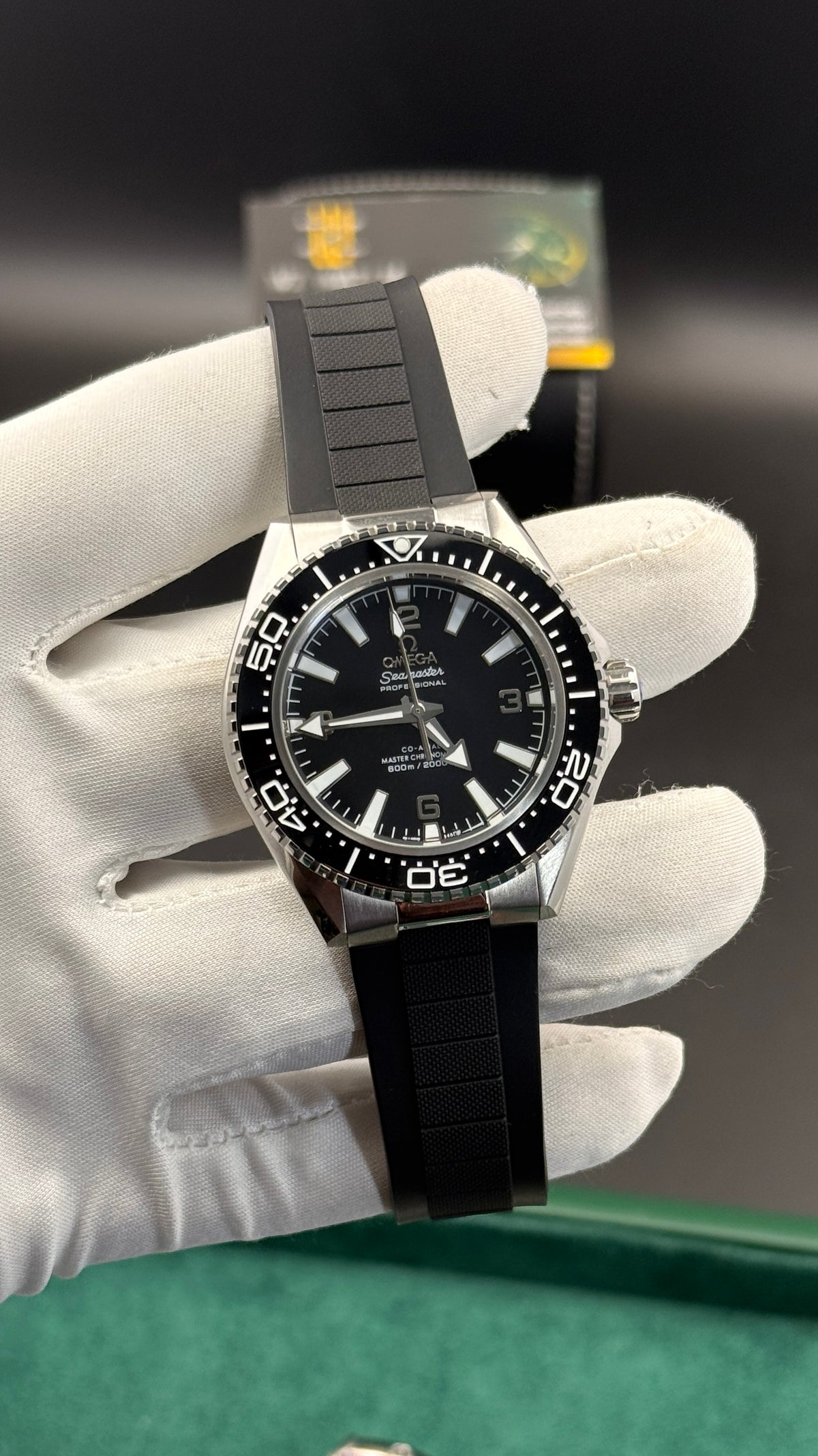 Silver with black Dial.