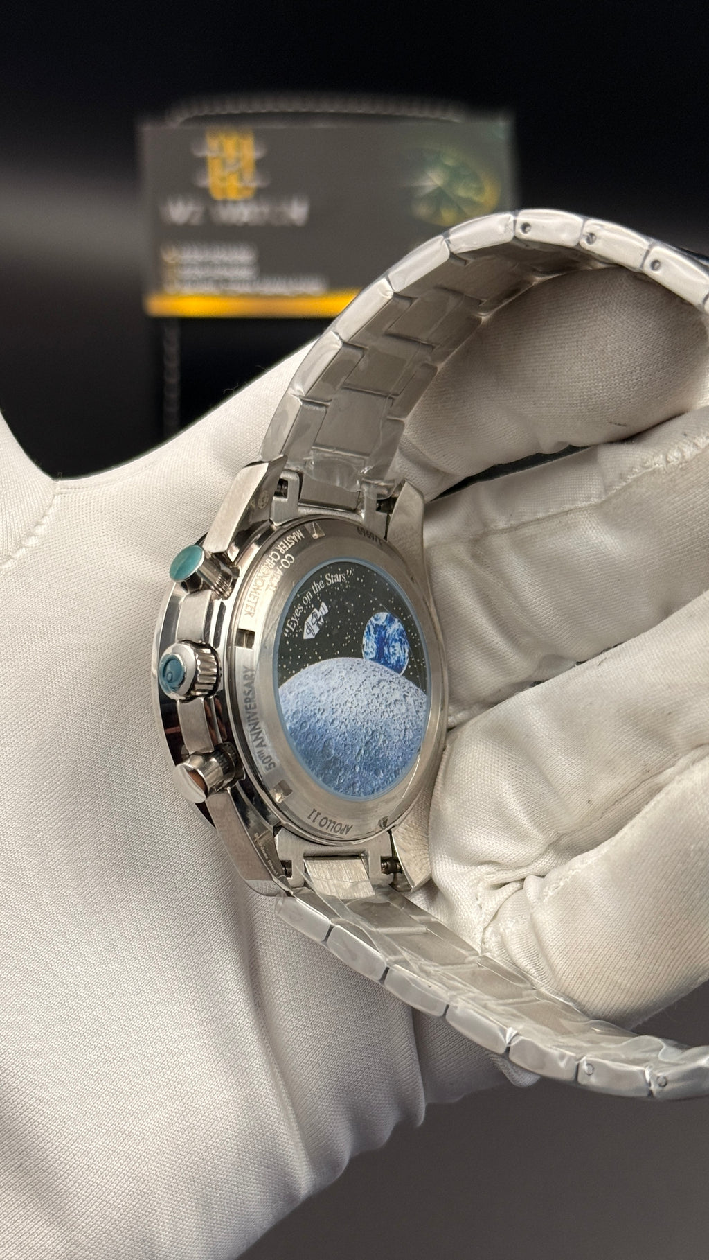 Silver with White Dial.