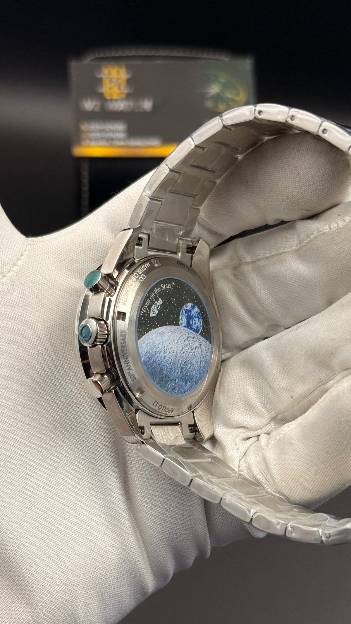 Silver with White Dial.