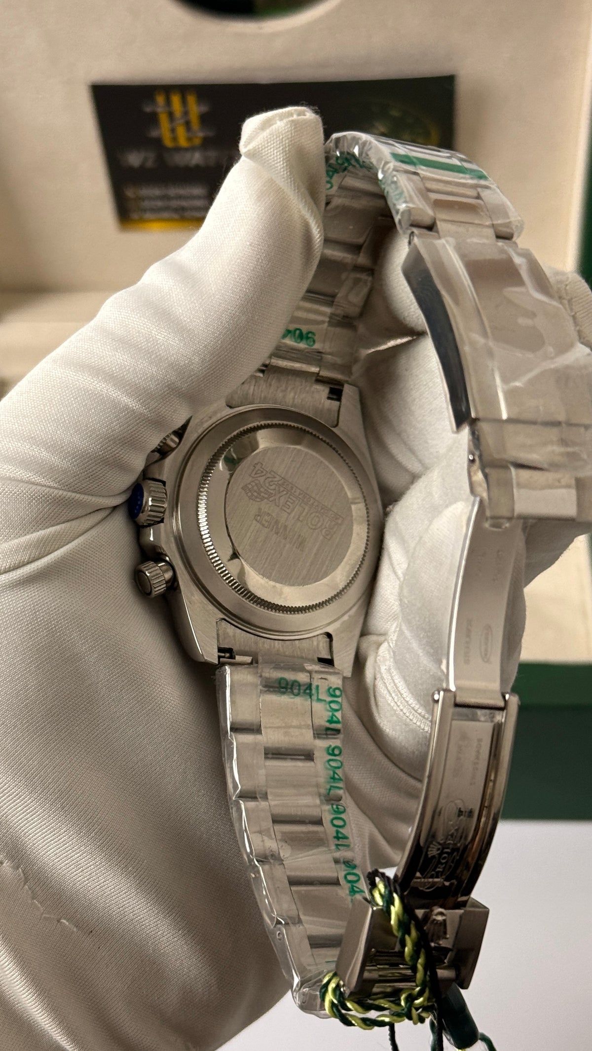 Silver with black Dial