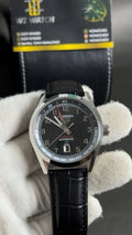 Silver with black Dial