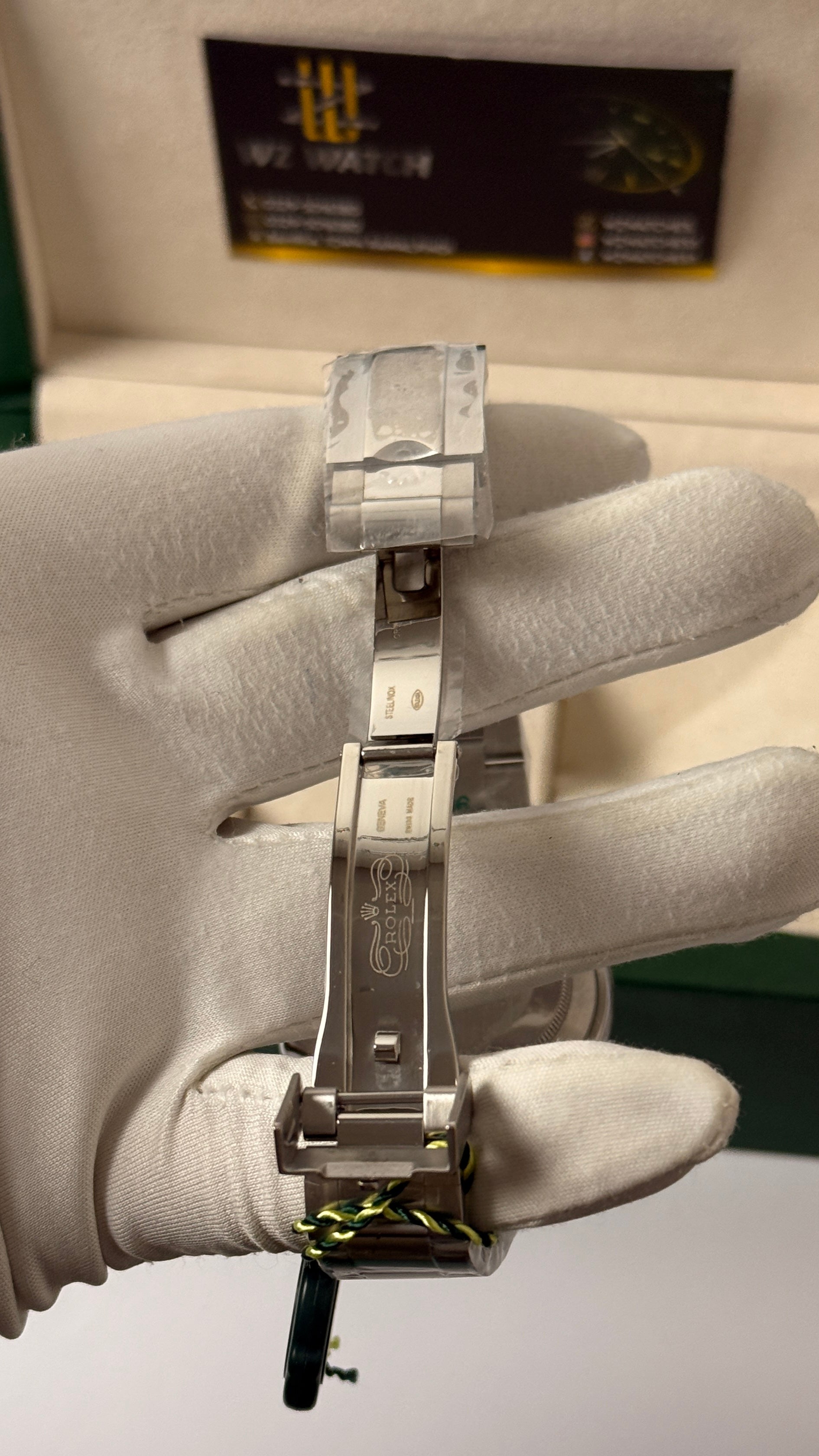 Silver with grey dial