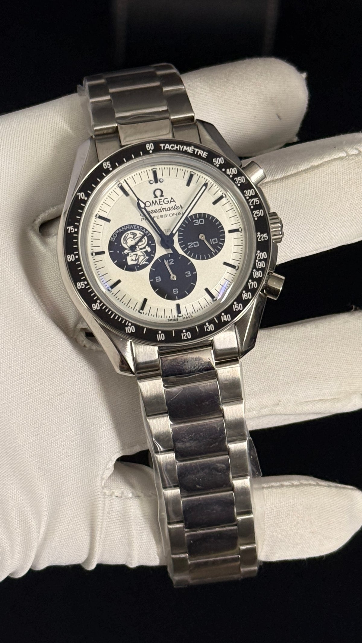 Silver with White Dial.