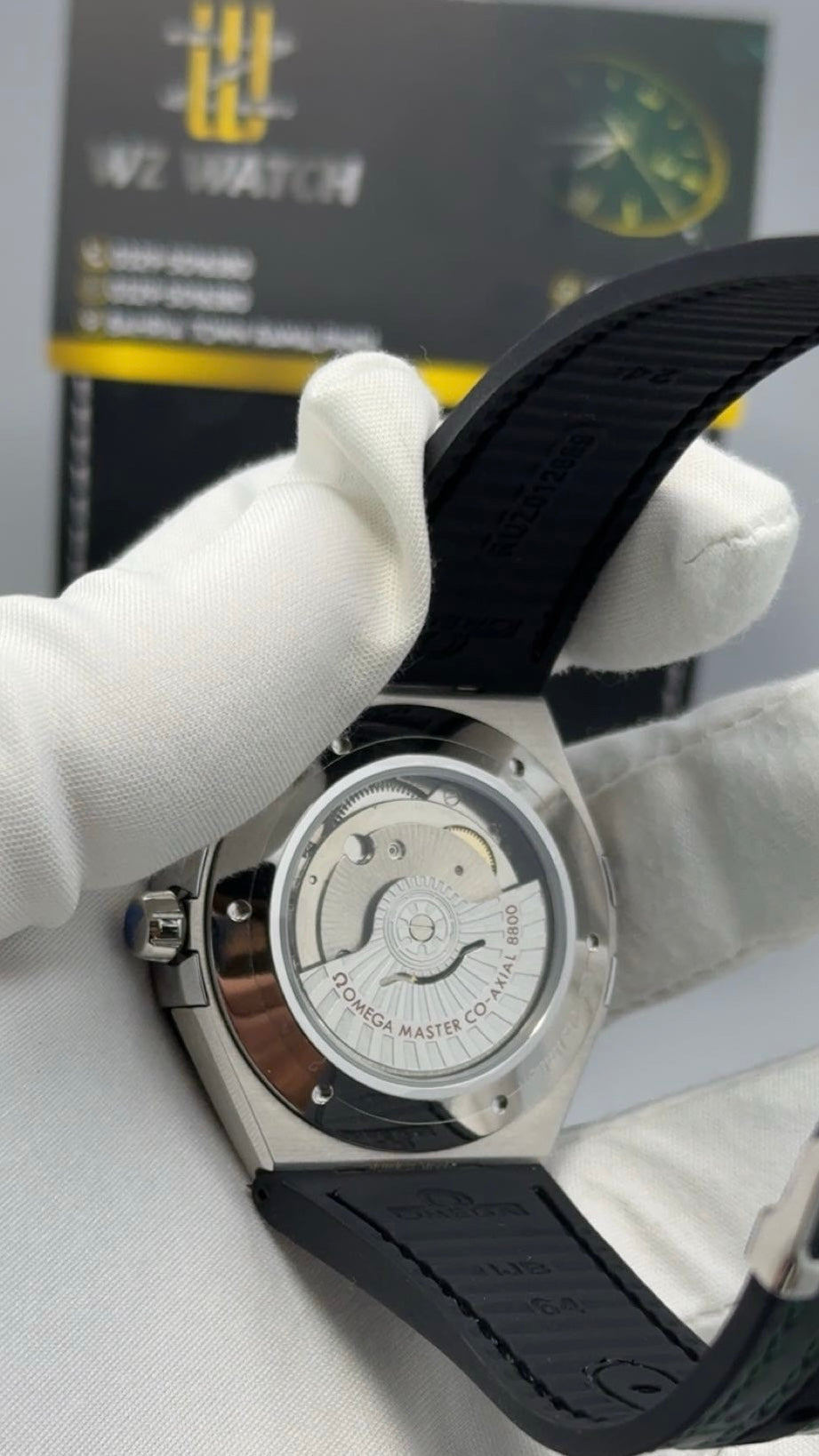 Silver with Green Dial.