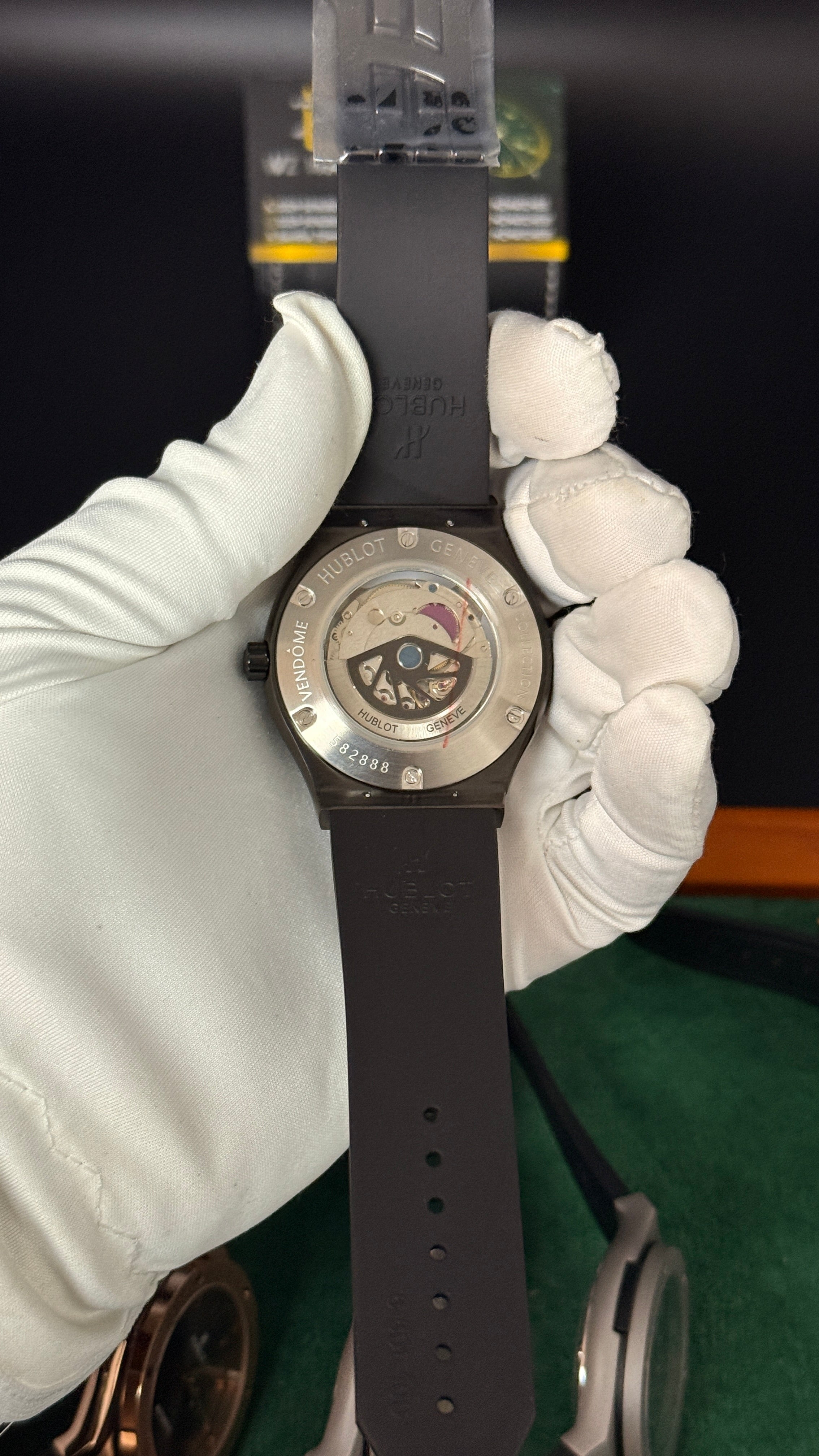 Silver with black Dial