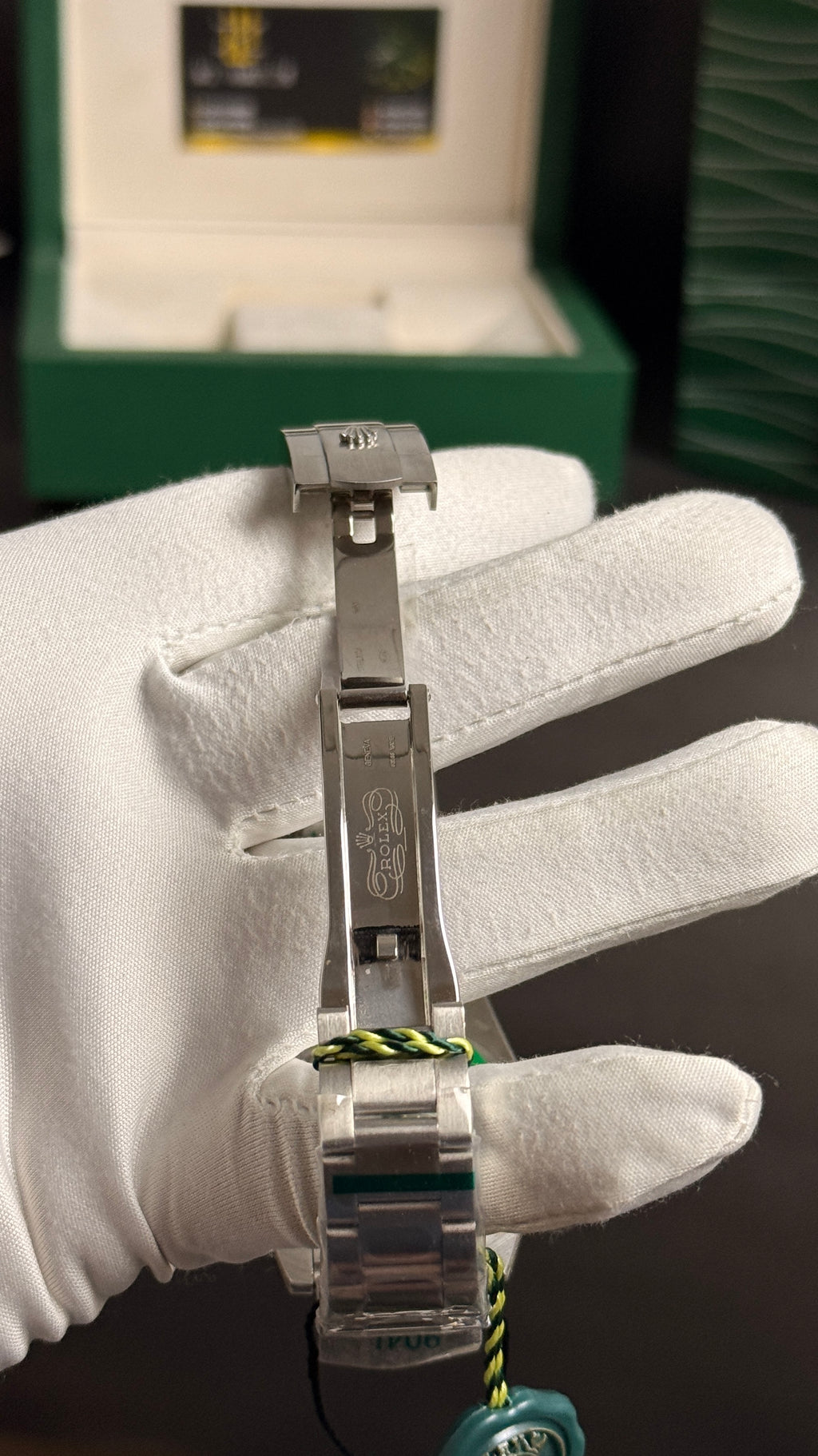 Silver with Rainbow Dial.