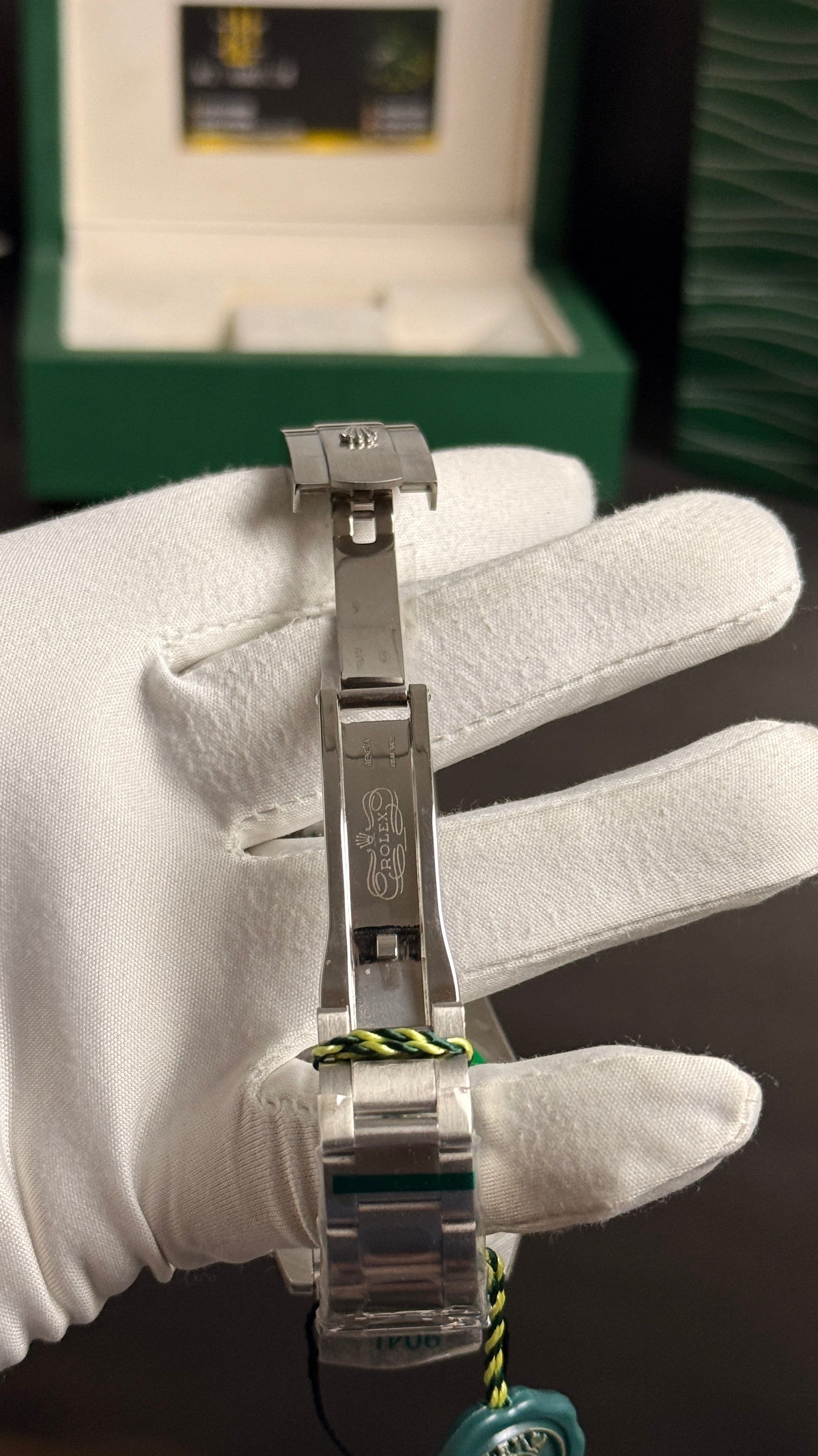 Silver with Rainbow Dial.