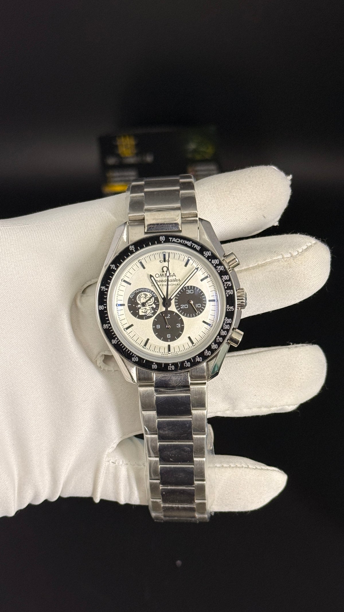 Silver with White Dial.