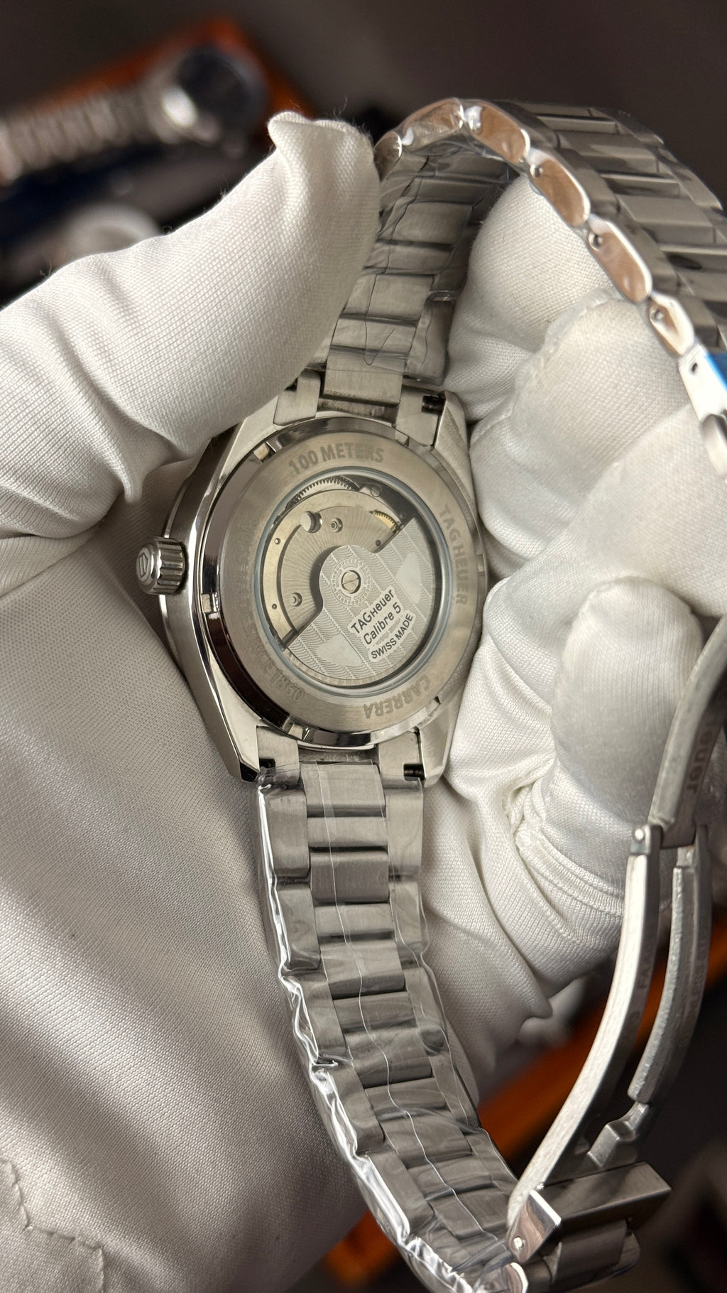 Silver with gray Dial