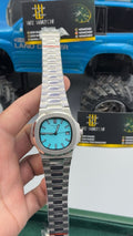 Silver with tiffany Dial.