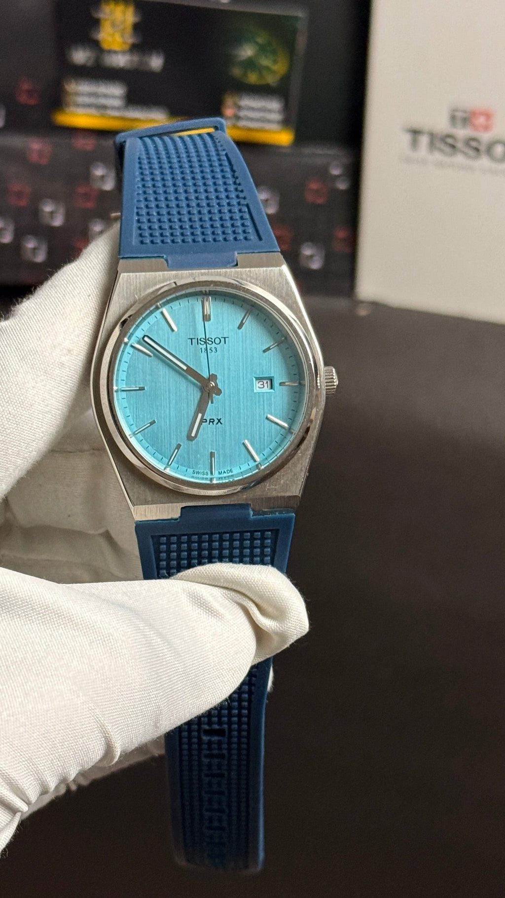 Silver with tiffany dial