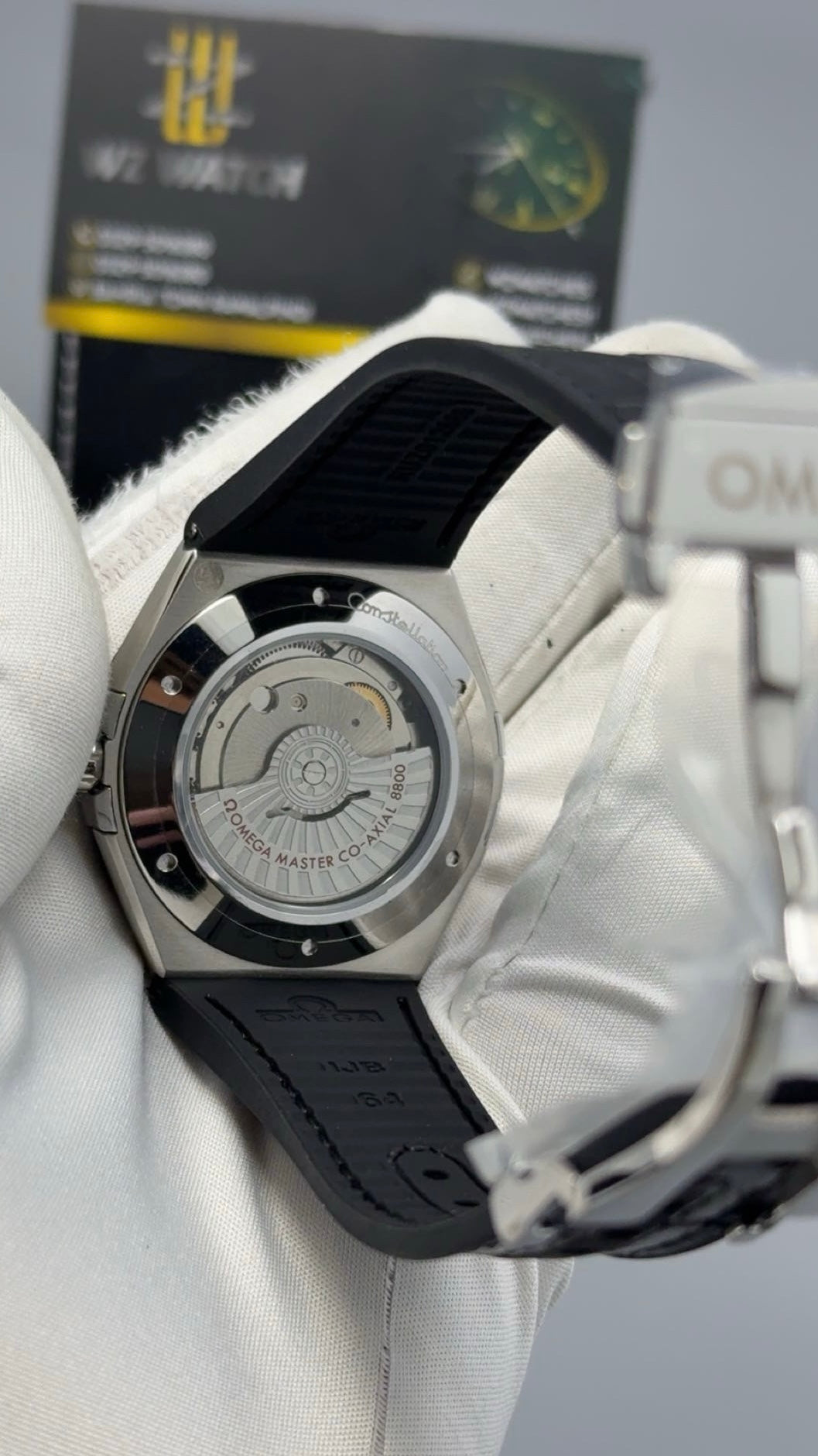 Silver with White Dial