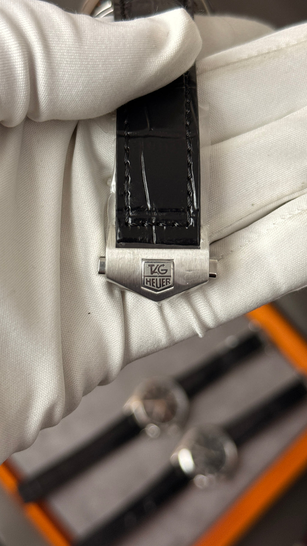 Silver with black Dial