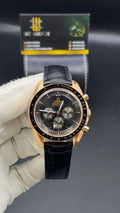 Rose gold with  black Dial