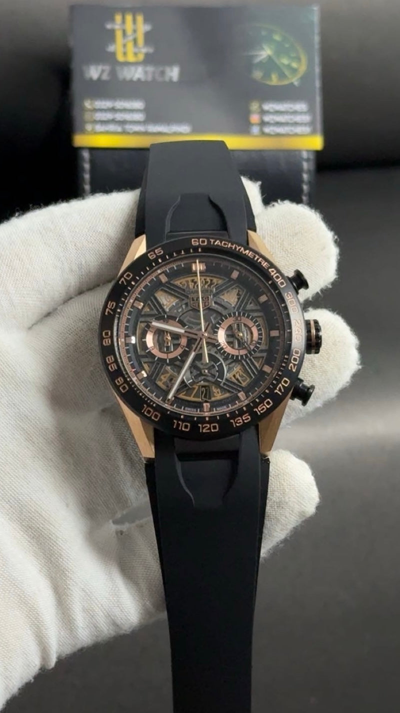 Rose  gold with black Dial