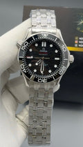 Silver with black Dial.