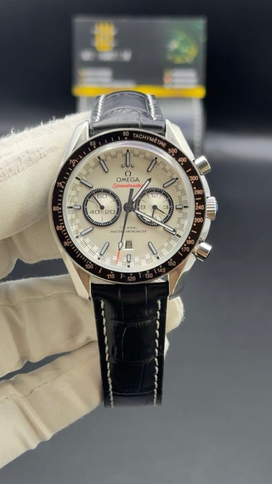 Silver with white Dial