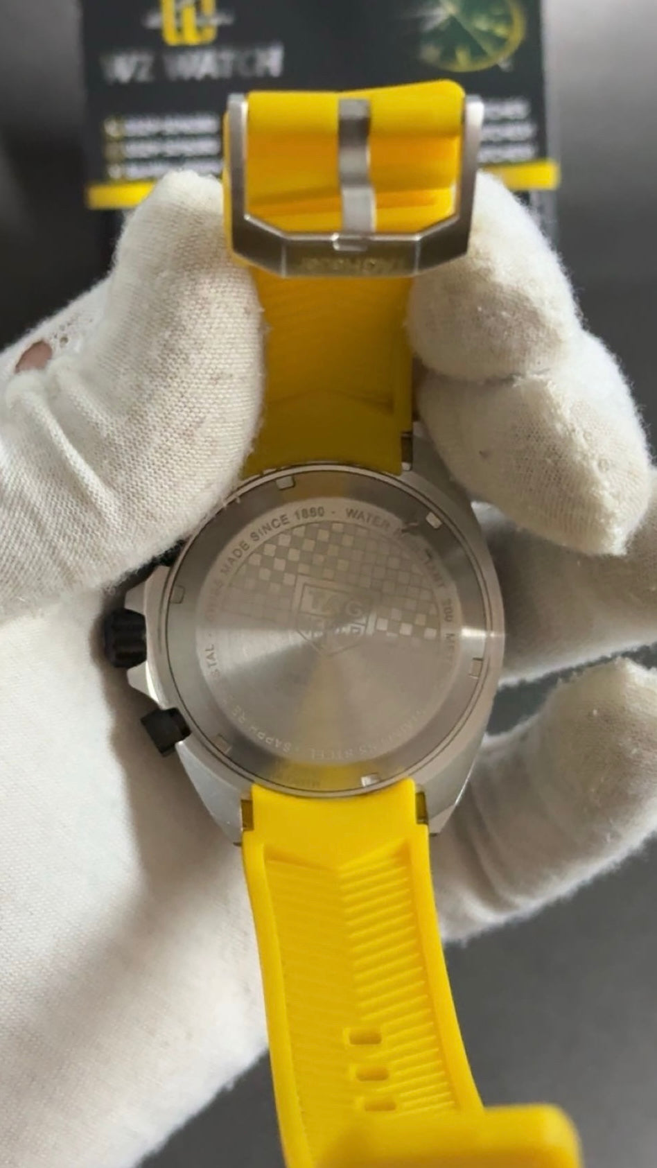 Silver with yellow Dial