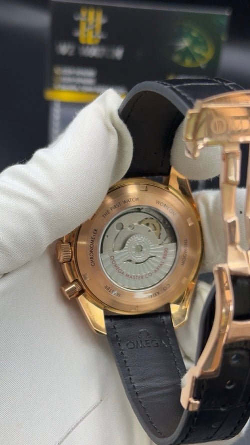 Rose gold with  black Dial