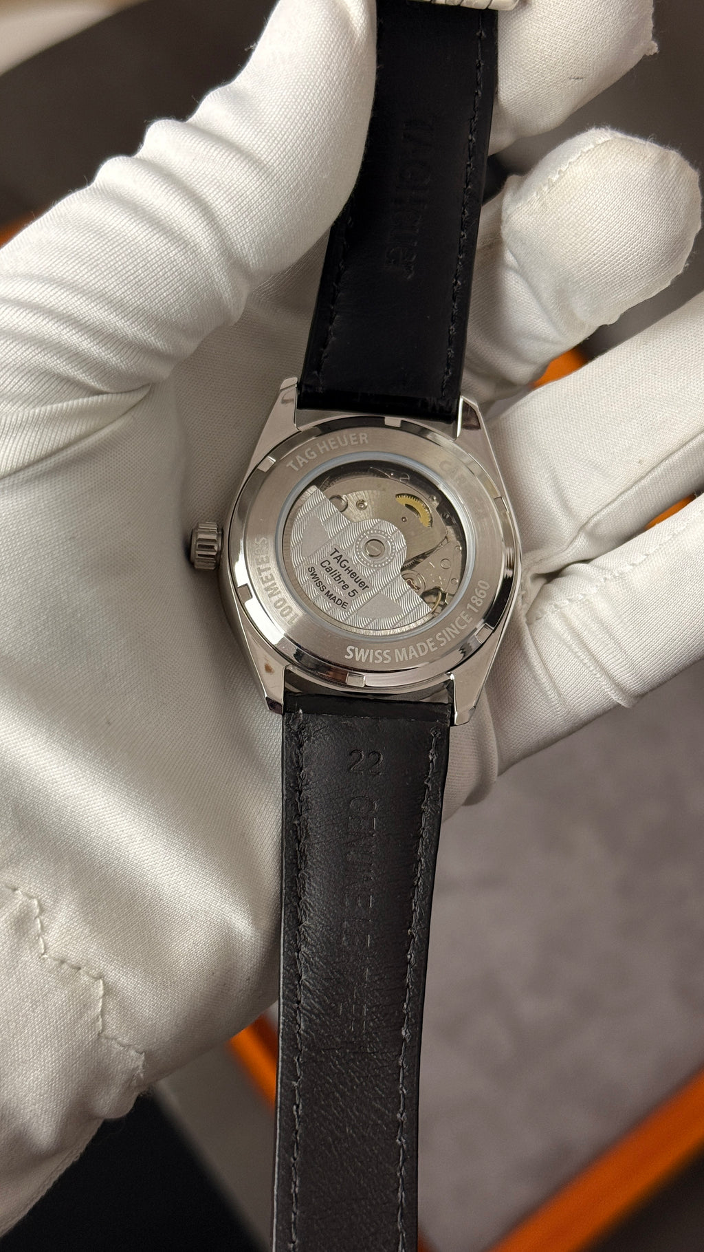 Silver with black Dial