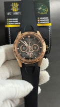 Rose gold with gray Dial