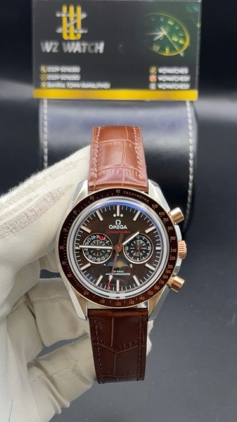 Silver with Chocolate Dial