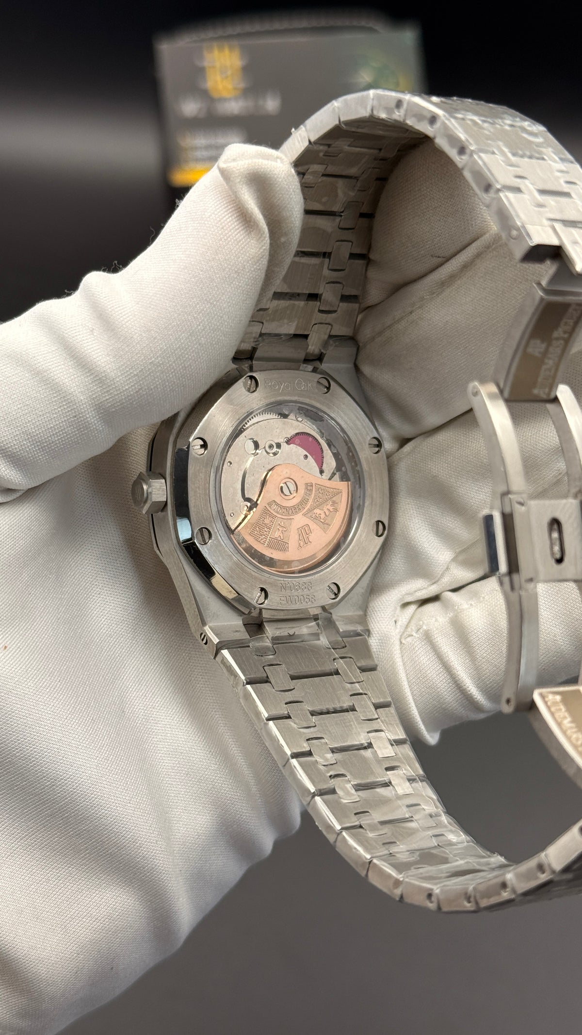 Silver with white Dial.