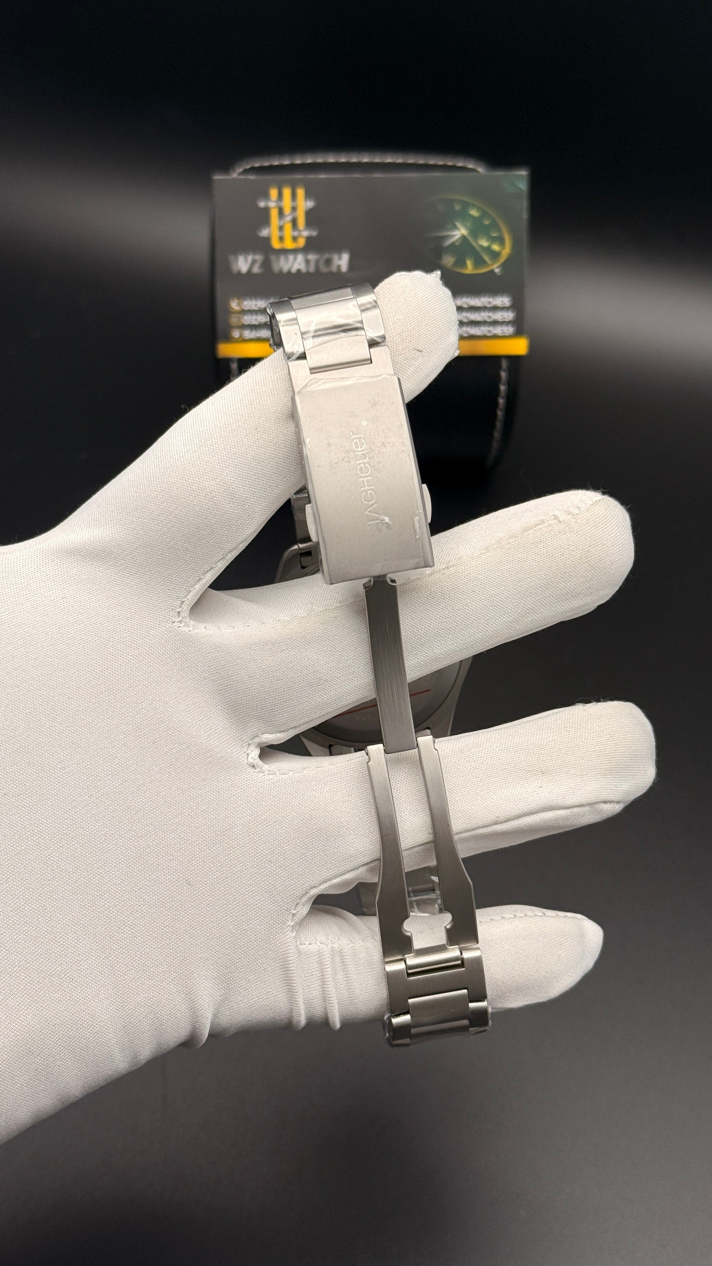 Silver with black Dial