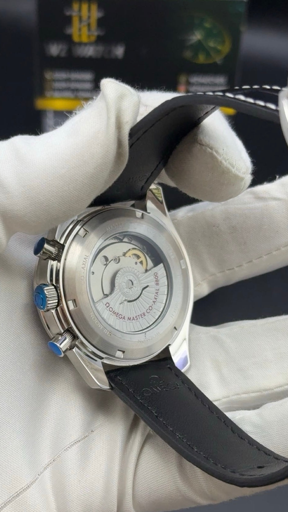 Silver with black Dial