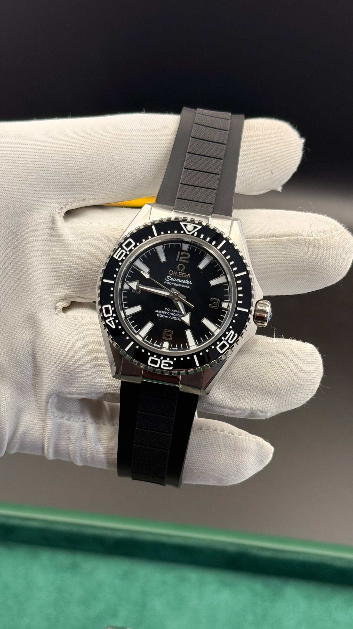 Silver with black Dial.