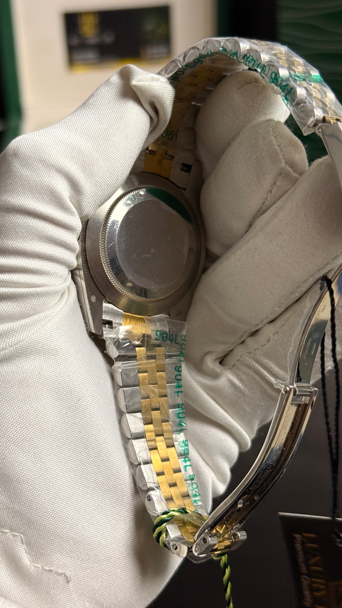 (36mm)yellow gold two tone  Dial.