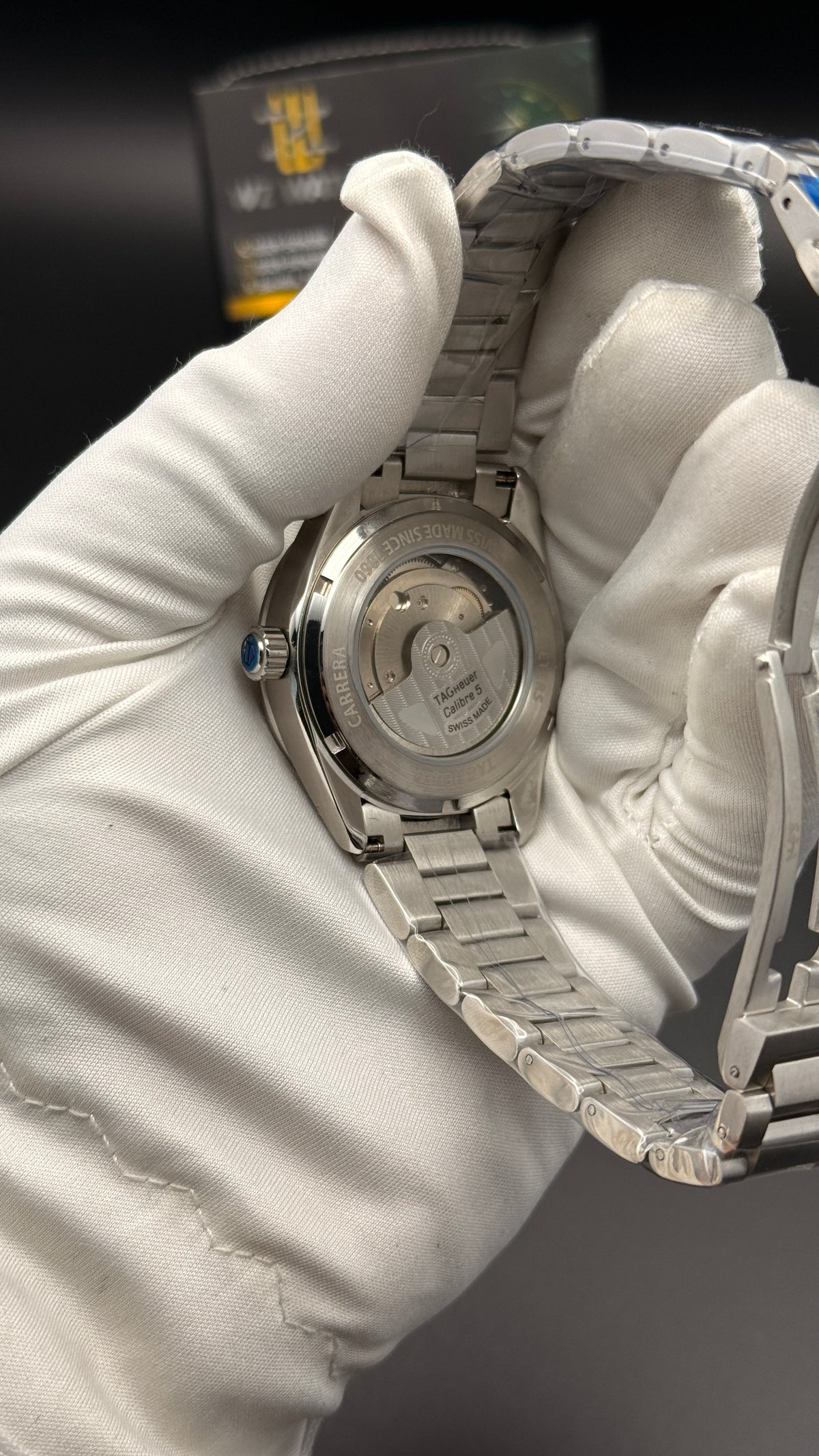 Silver with black Dial
