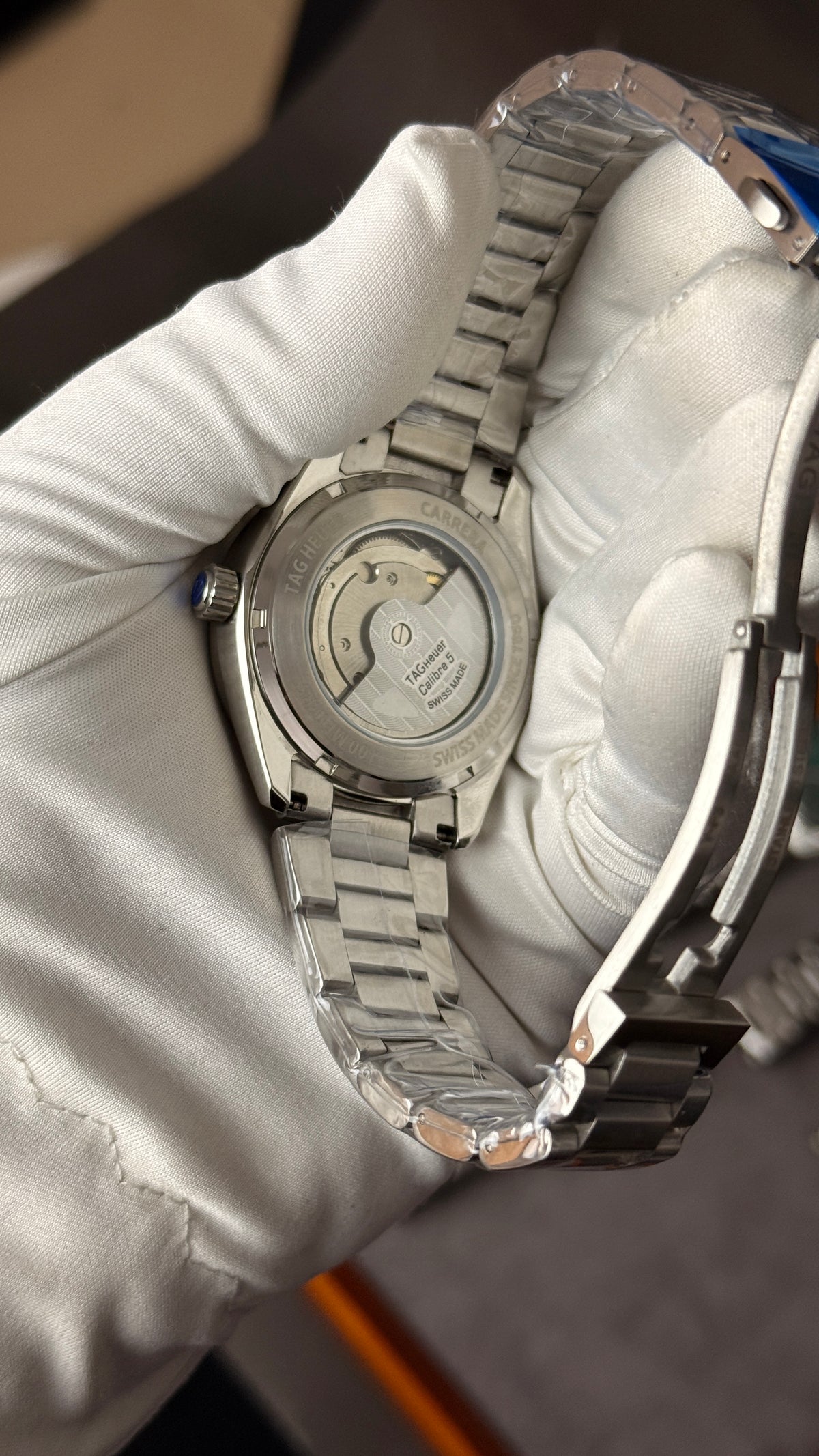 Silver with white Dial