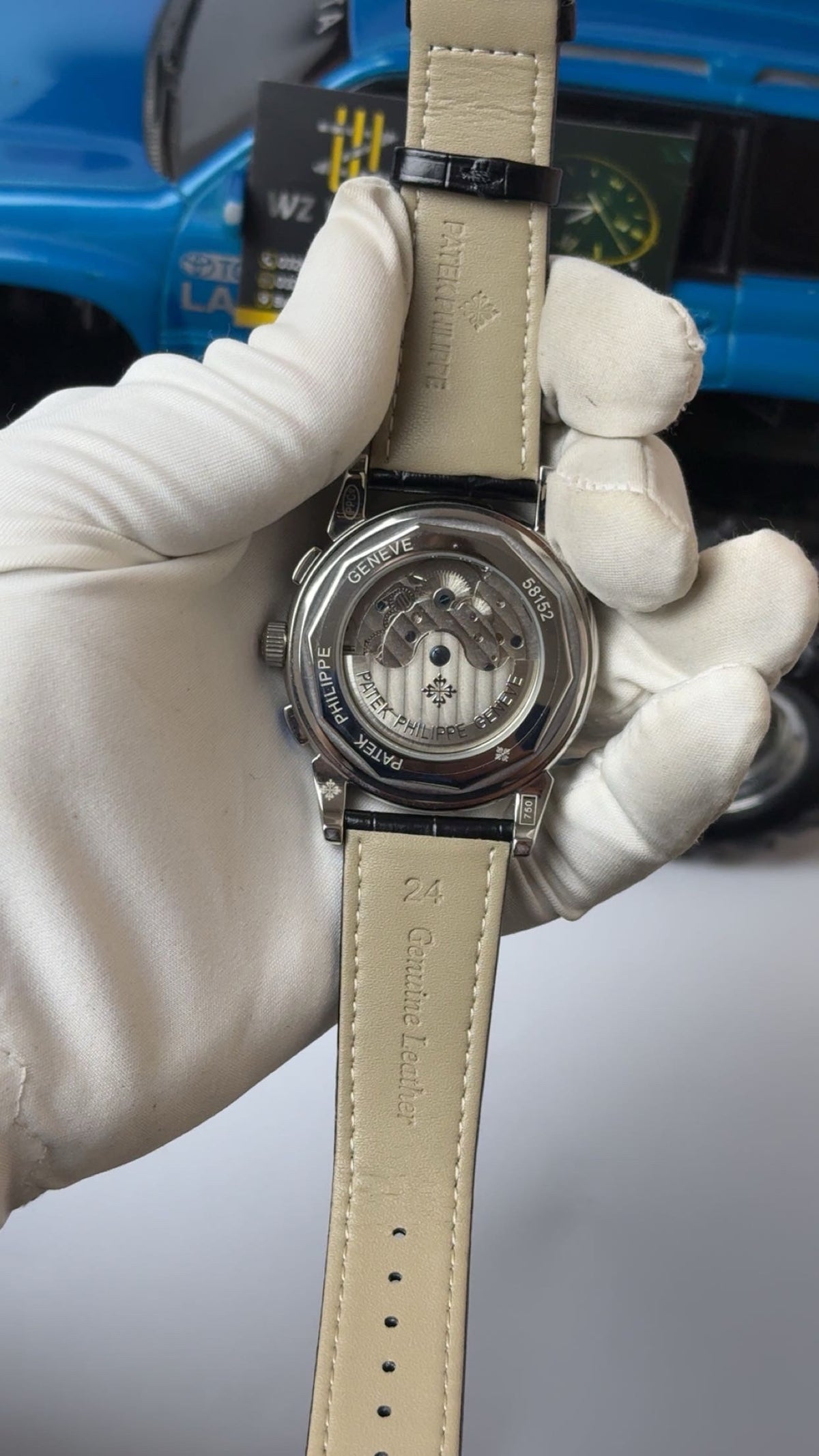 Gold with green Dial.
