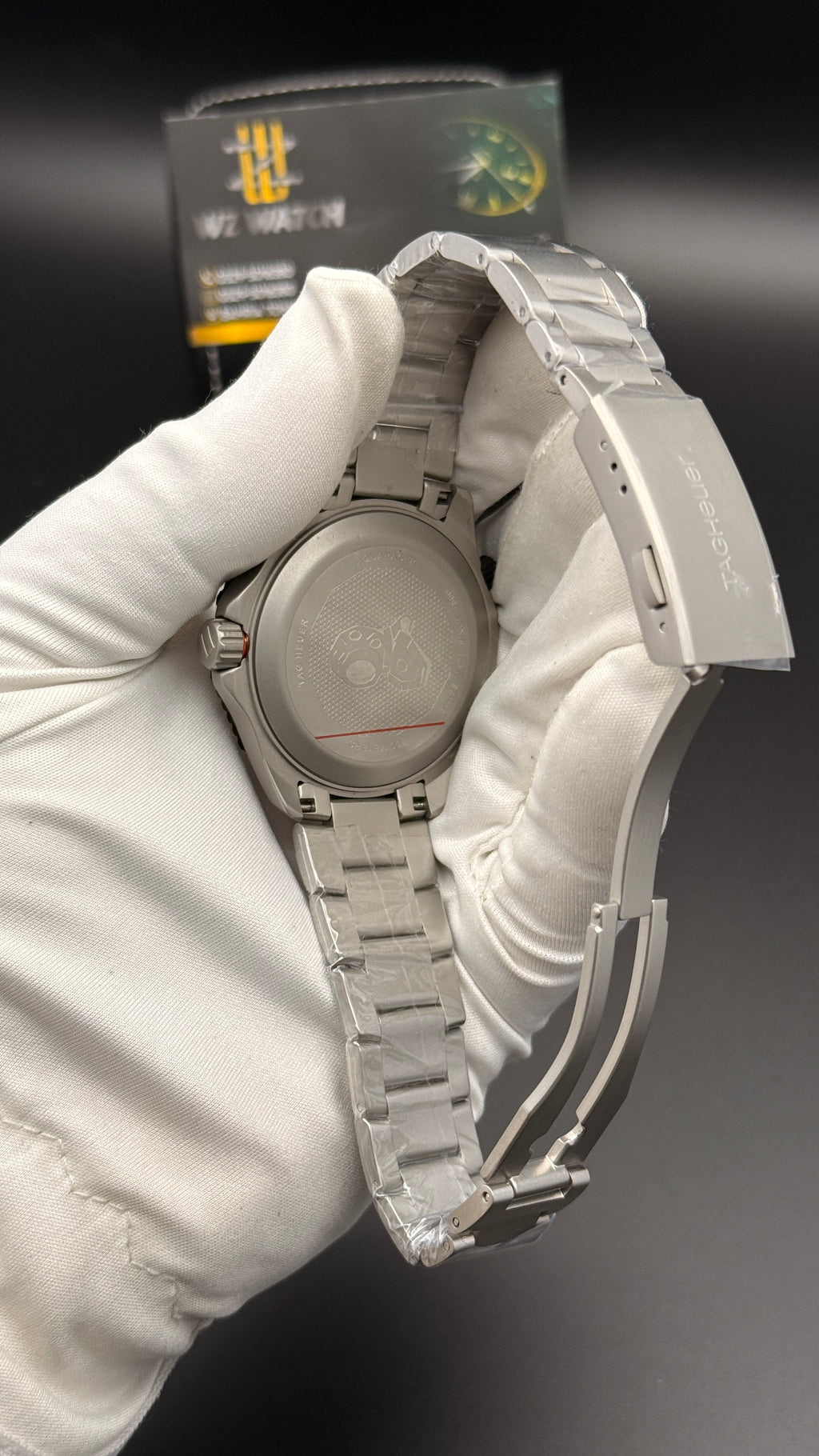 Silver with black Dial