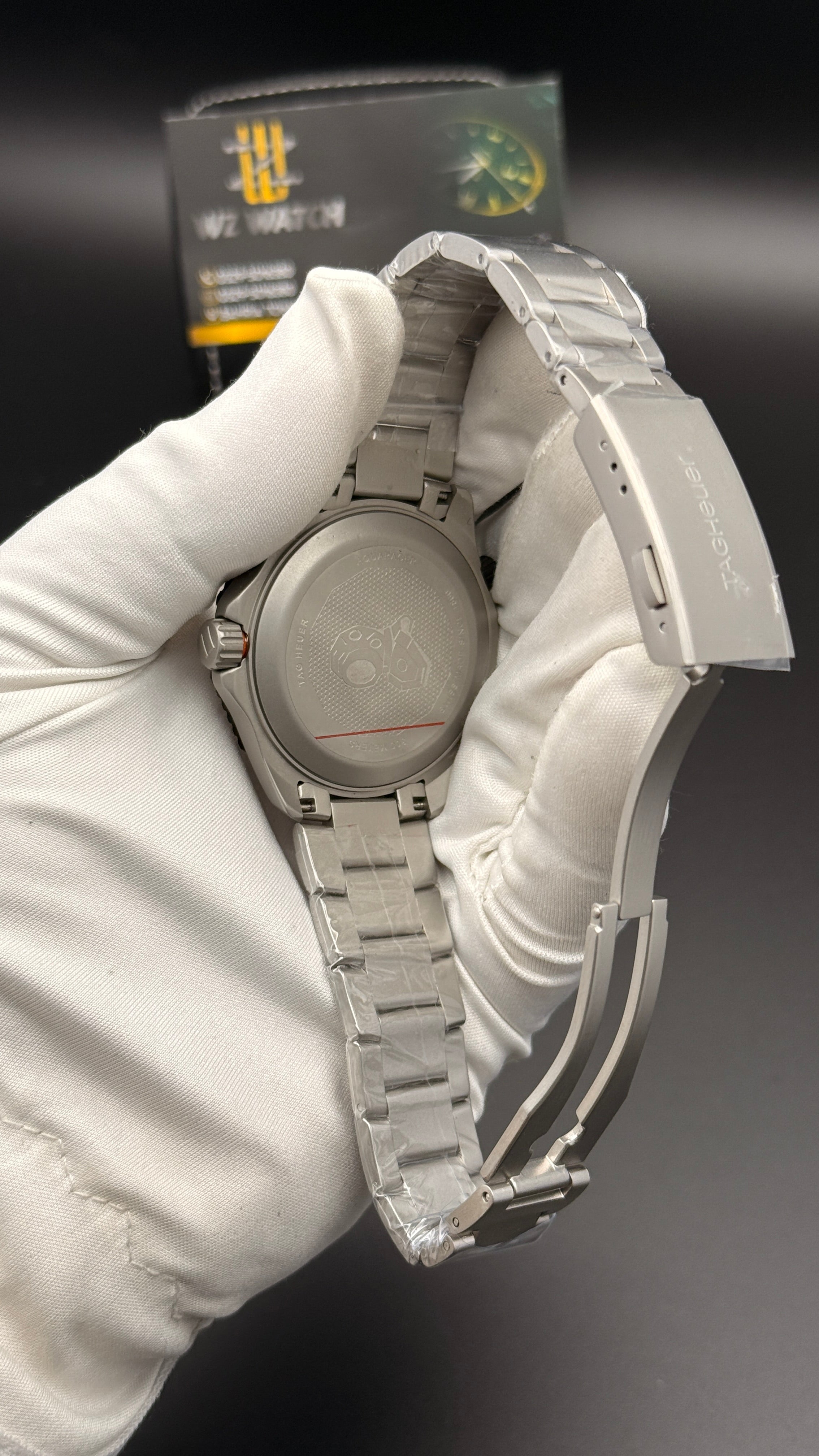 Silver with black Dial