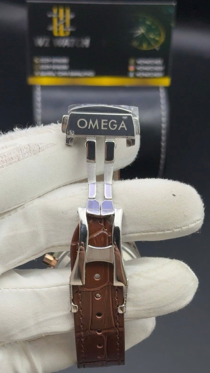 Silver with Chocolate Dial