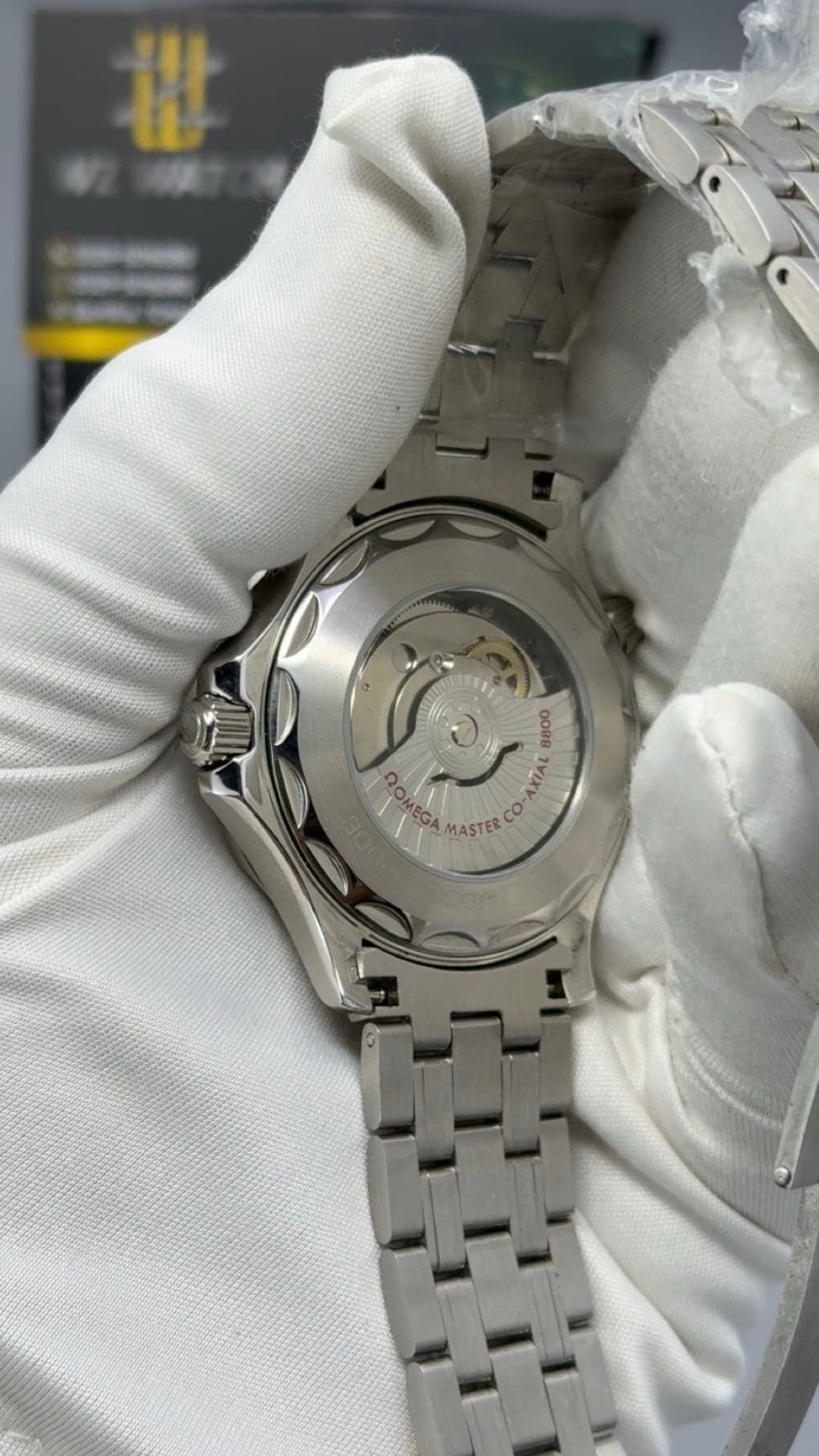 Silver with white Dial.