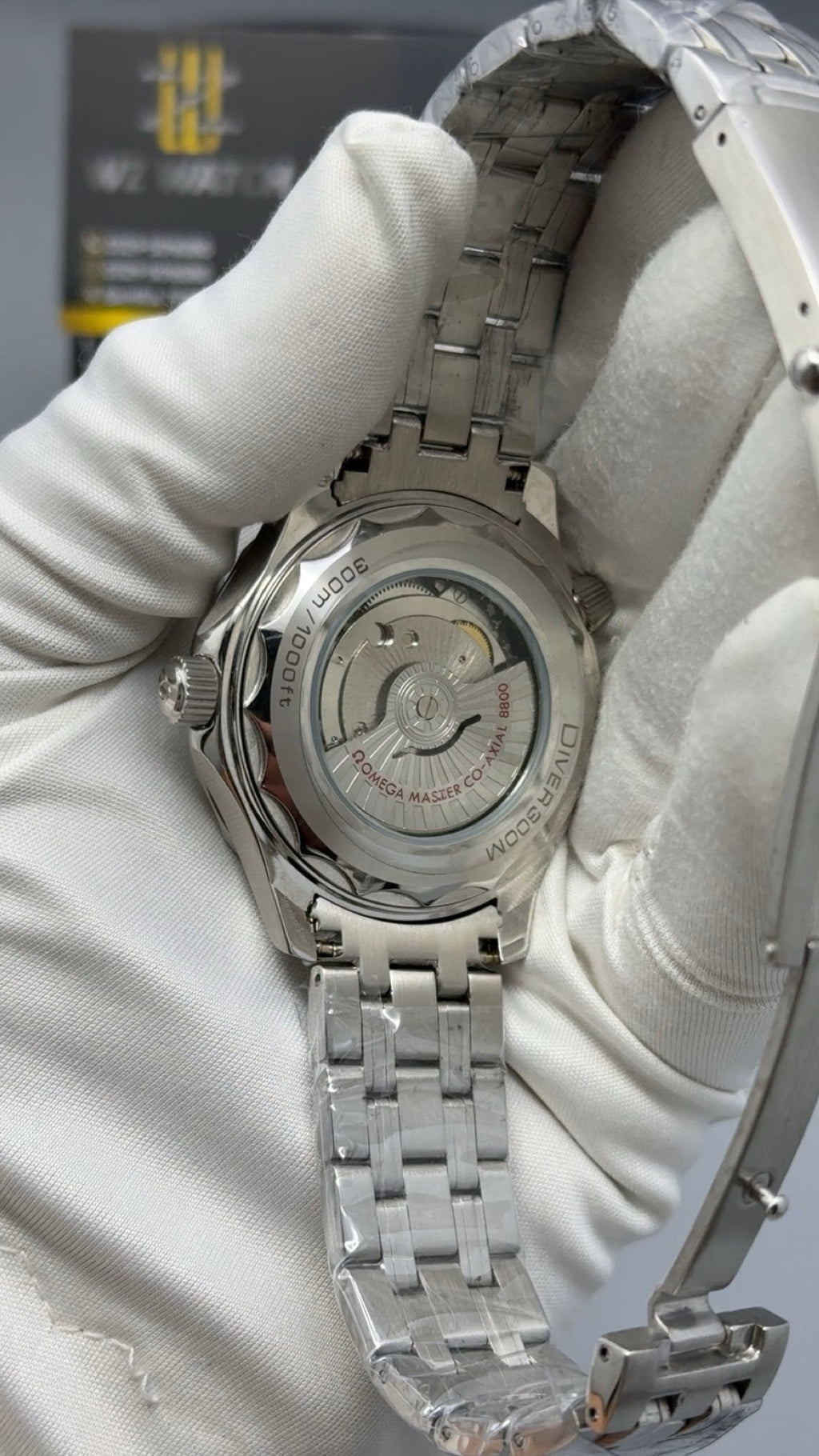 Silver with Dark Grey Dial.