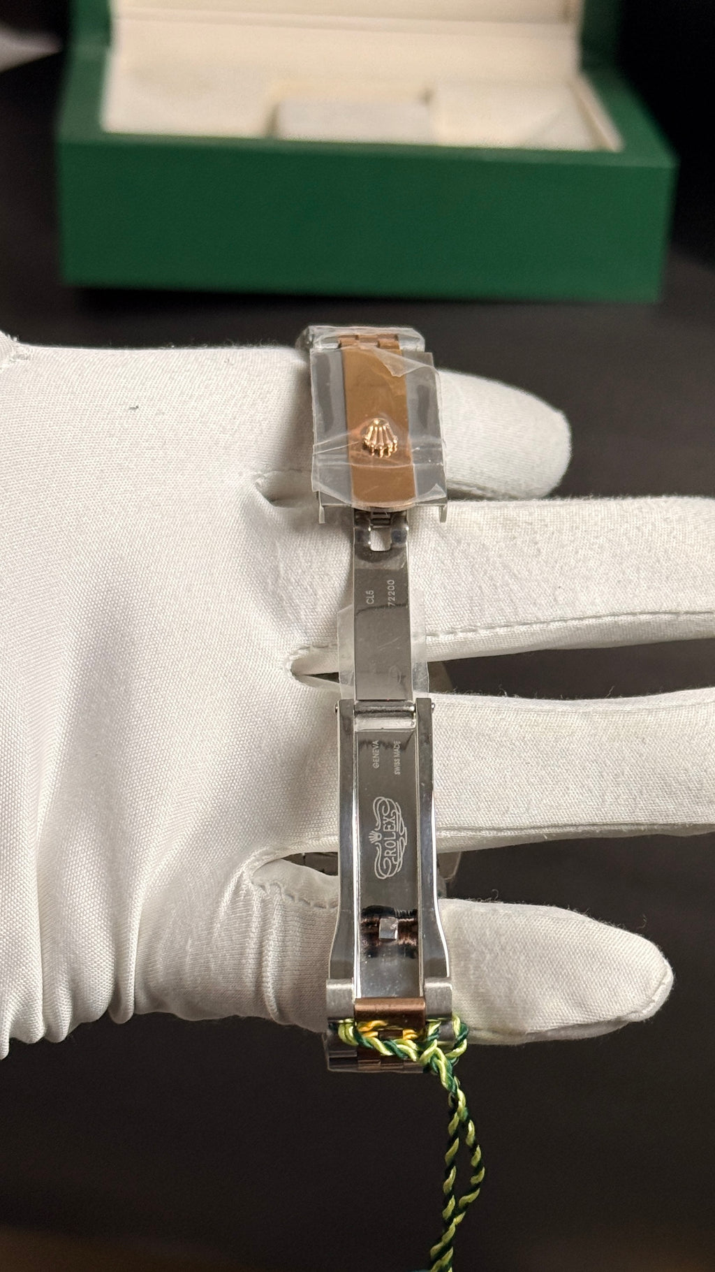 (36mm) Rose gold two tone grey Dial.
