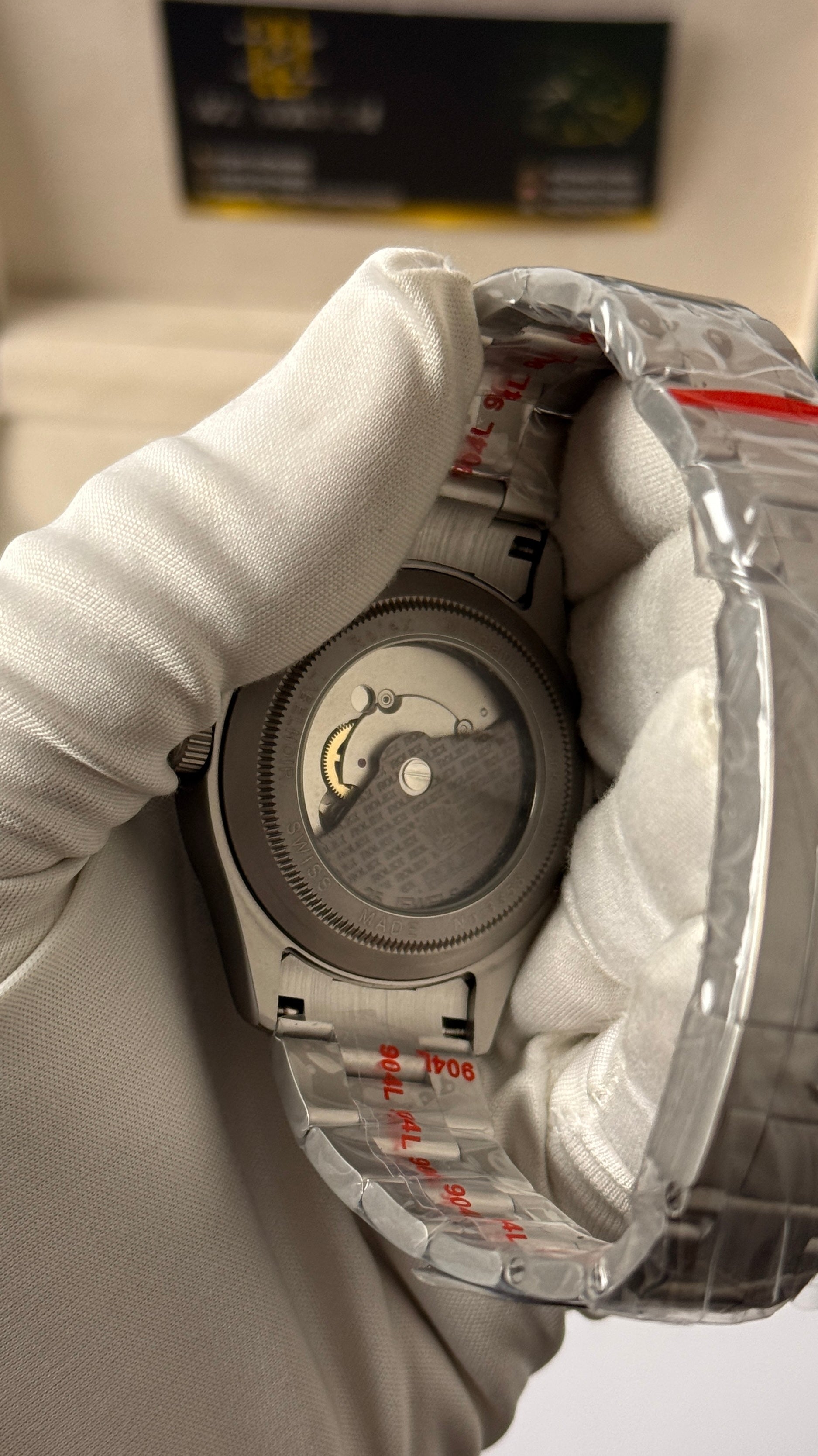 Silver with grey Dial