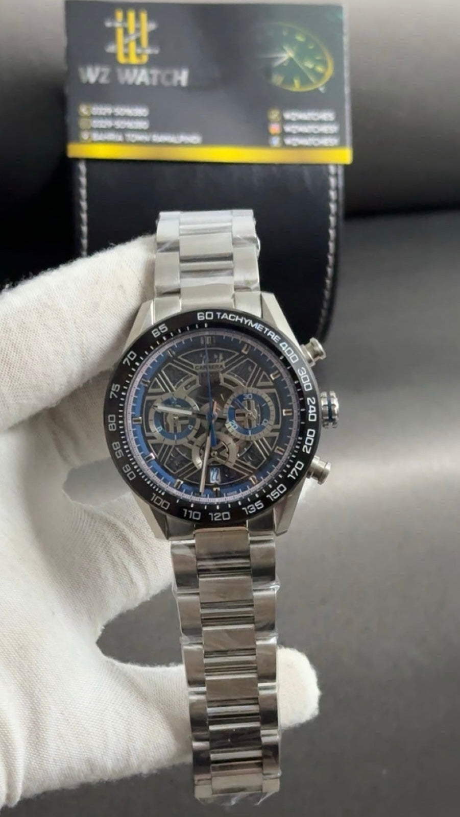 Silver with gray beauty Dial