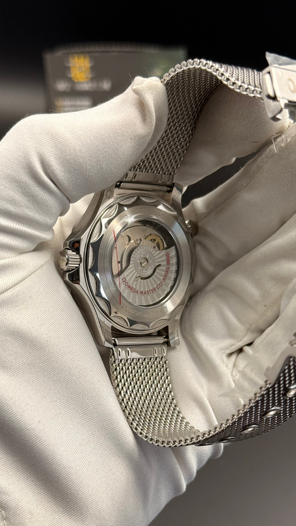 Silver with black Dial.