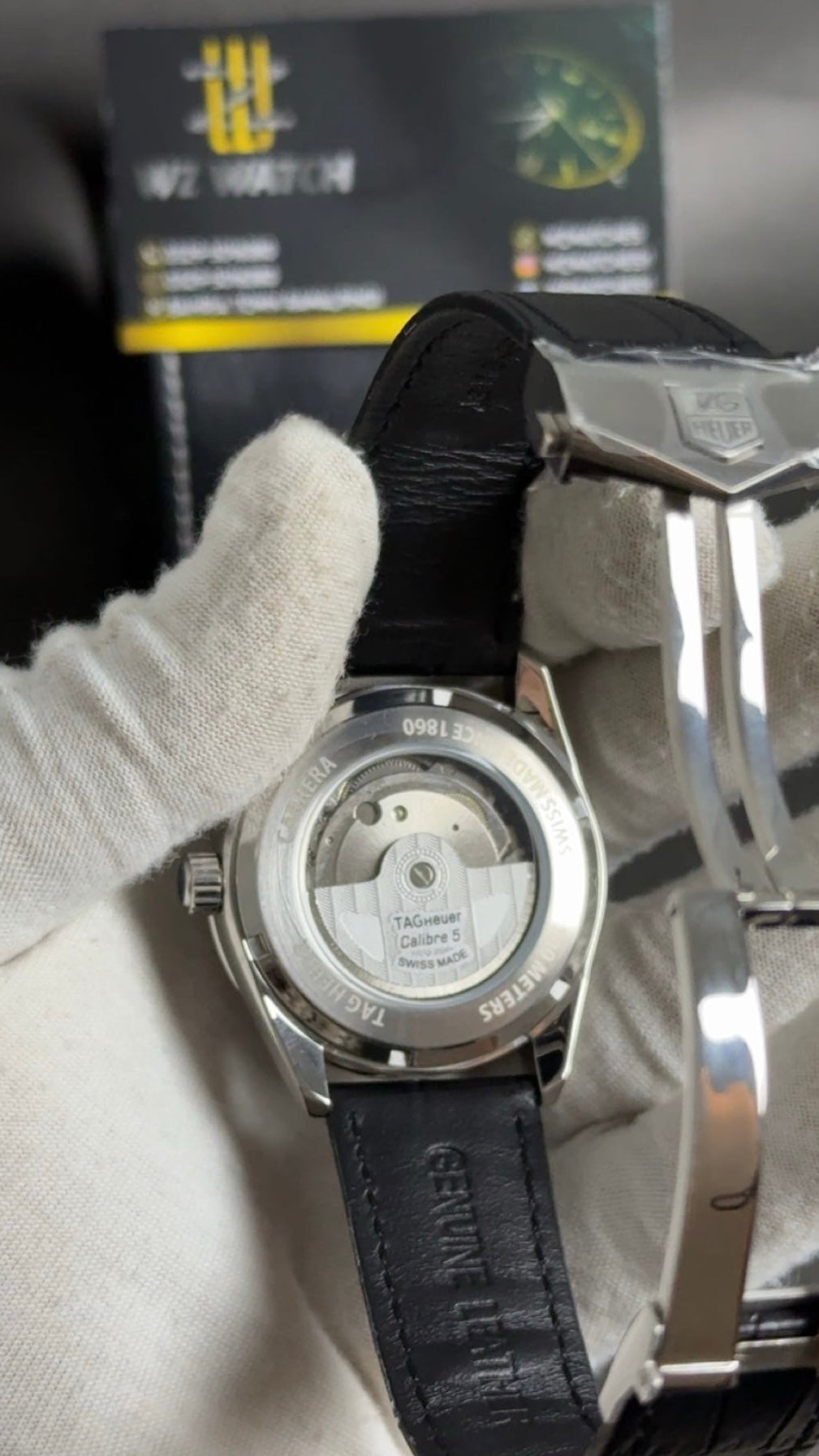 Silver with black Dial
